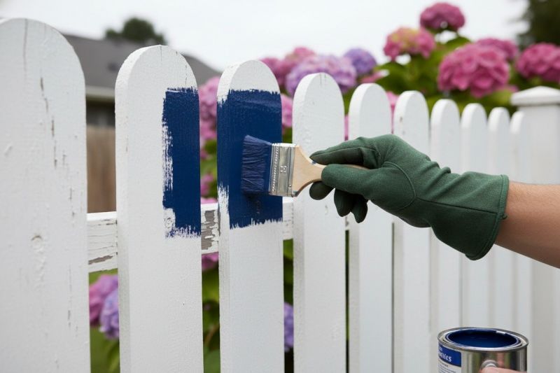 Pool Fence Painting in Waco, TX