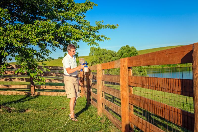 Products For Fence Stainings in use