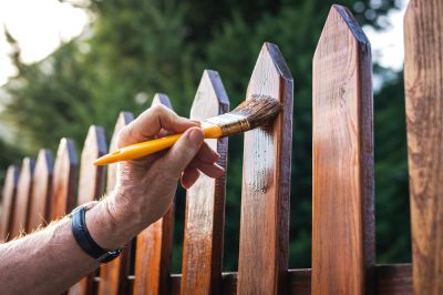 Fence Staining, Fence Staining, Utah